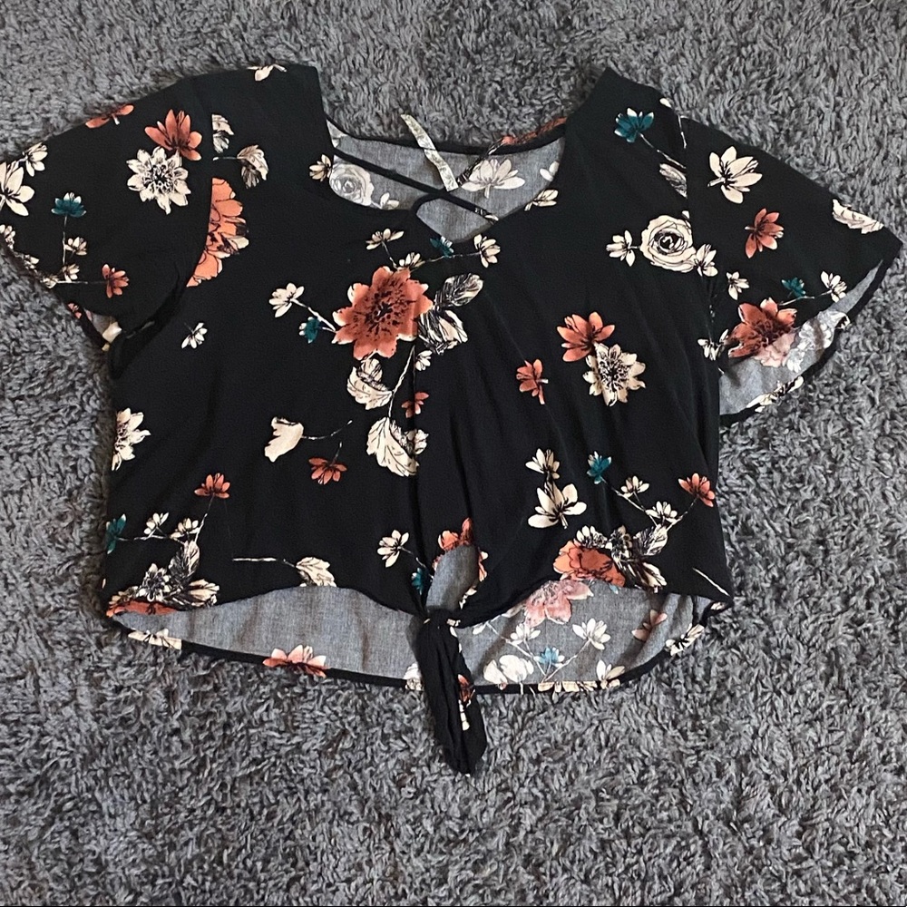 Floral Crop top